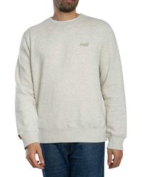 Superdry - Essential Logo Sweatshirt - Lyst