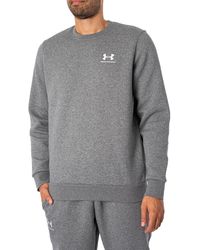 Under Armour - Essential Fleece Sweatshirt - Lyst