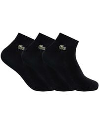 Lacoste - 3 Pack Low Socks - Lyst