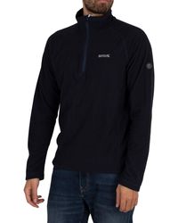 Regatta - Montes Lightweight Half Zip Mini Stripe Sweatshirt - Lyst