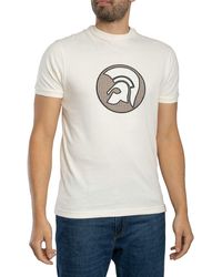 Trojan - Applique Jacquard Logo T-shirt - Lyst