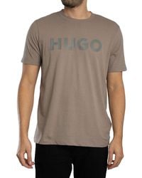 HUGO - Dulivio Graphic T-Shirt - Lyst