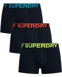 Superdry - 3 Pack Organic Cotton Trunks - Lyst