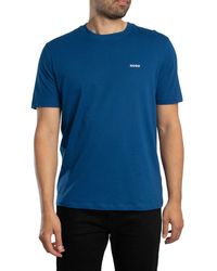 HUGO - Dero222 Logo T-shirt - Lyst