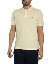 GANT - Regular Shield Pique Polo Shirt - Lyst