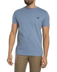 Timberland - Slim Fit Embroidered Logo T-shirt - Lyst