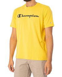 Champion Comfort Graphic T-shirt - Yellow