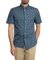 Tommy Hilfiger - Flex Poplin Palm Short Sleeved Shirt - Lyst