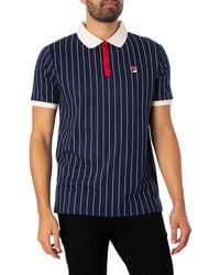 Fila - Classic Vintage Striped Polo Shirt - Lyst