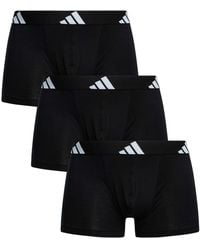adidas - 3 Pack Active Flex Cotton Trunks - Lyst