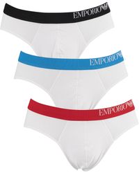Emporio Armani 3 Pack Briefs - Multicolour