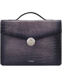 ST Dupont - Atelier Leather Briefcase - Lyst