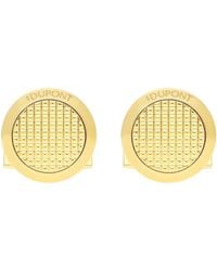 ST Dupont - Round Diamond Head Cufflinks - Lyst