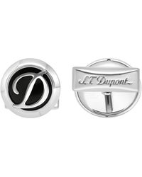 ST Dupont - Cufflink Chrome - Lyst