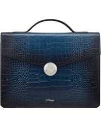 ST Dupont - Atelier Leather Briefcase - Lyst