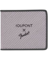 ST Dupont - Wallet Leather And Canvas - Lyst