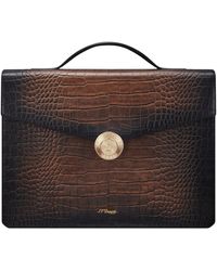 ST Dupont - Atelier Leather Briefcase - Lyst
