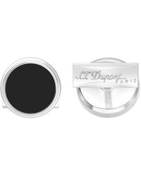 ST Dupont - Cufflink Chrome - Lyst