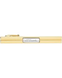 ST Dupont - Tie Clip Chrome - Lyst