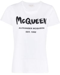 Alexander McQueen - T-shirt - Women - Lyst