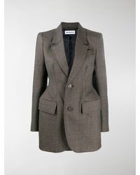 Balenciaga Einreihiger Blazer - Braun