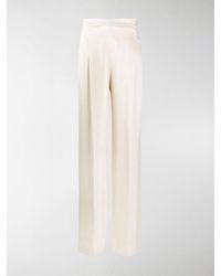 Max Mara Wide-leg Trousers - Natural