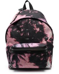 Herren Taschen Rucksäcke Saint Laurent Synthetik Polyester rucksack in Pink für Herren 