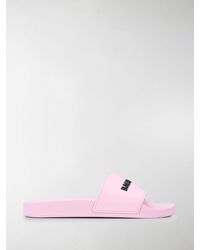 pink balenciaga flip flops