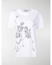 alexander mcqueen skeleton shirt