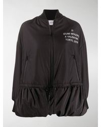 Valentino Izumi Miyazaki Print Bomber Jacket - Black