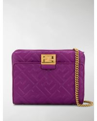 Fendi Upside Down Belt Bag - Purple