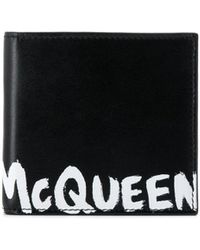 Alexander McQueen Portemonnaie mit Logo-Print - Weiß