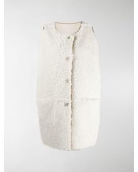 Ravn Knitted Lamb Fur Jacket In Black Lyst