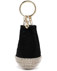 Rosantica Gem-embellished Ghizlan Mini Bag - Black
