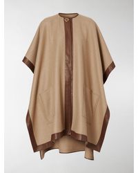 Burberry Double-faced Cashmere Cape - Multicolour