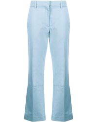Marni Flared Cropped Trousers - Blue