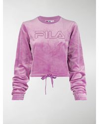 fila mariah crop sweater