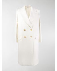 Alexander McQueen Double-breasted Coat - White