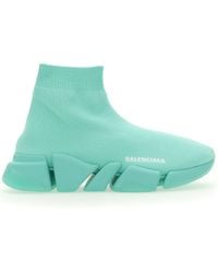 balenciaga sock shoes green