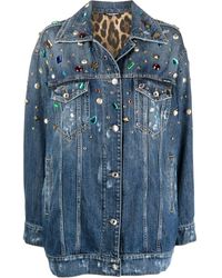 Dolce \u0026 Gabbana Jean and denim jackets for Women - Up to 71% off | Lyst