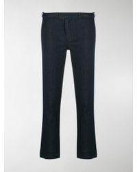 Max Mara Cropped Denim Trousers - Blue