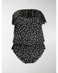 Stella McCartney Polka Dot Playsuit - Black
