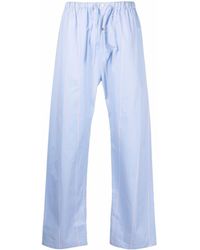 Federico Curradi Jewel Buttoned Pyjama Trousers - Blue