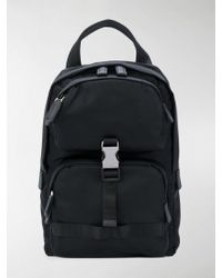 Prada Single Strap Backpack - Black