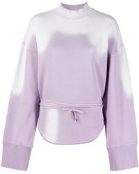 Damen Bekleidung Sport- The Attico Baumwolle Andere materialien sweatshirt in Pink Training und Fitnesskleidung Sweatshirts 