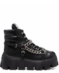 Miu Miu Chunky-sole Boots - Black