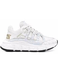 Versace Trigreca Low-top Chunky Sneakers - White
