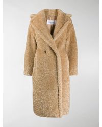 Max Mara Oversize Shimmer Coat - Metallic