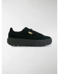 sneakers con zeppa puma