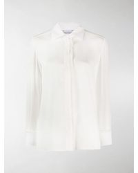 Max Mara Frayed Edge Shirt - White